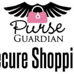 Purse Guardian logo and the Anti-Theft Shopping Bag with drawstring closure